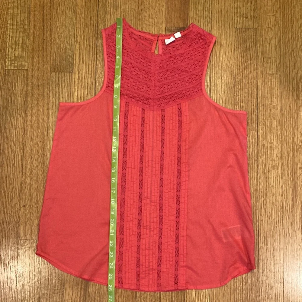Gap Coral Cotton Top Size Small - Picture 13 of 13